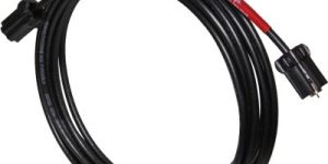 Coax Cable with pair of Grips Installed