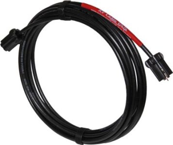 Coax Cable with pair of Grips Installed